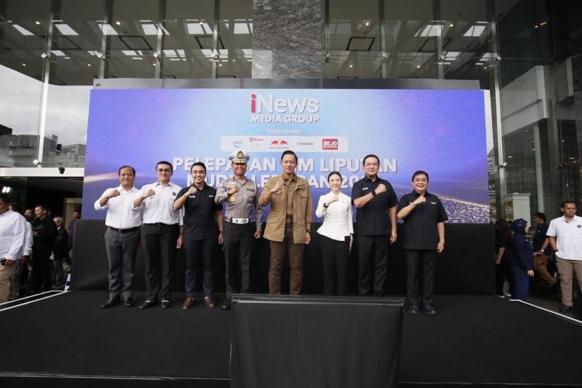 Momen Pelepasan Tim Liputan Mudik Lebaran iNews Media Group 2026 - Bagian 7