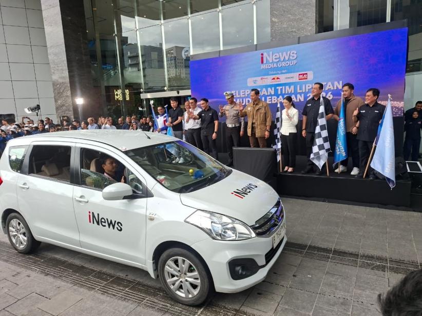 Momen Pelepasan Tim Liputan Mudik Lebaran iNews Media Group 2026 - Bagian 1