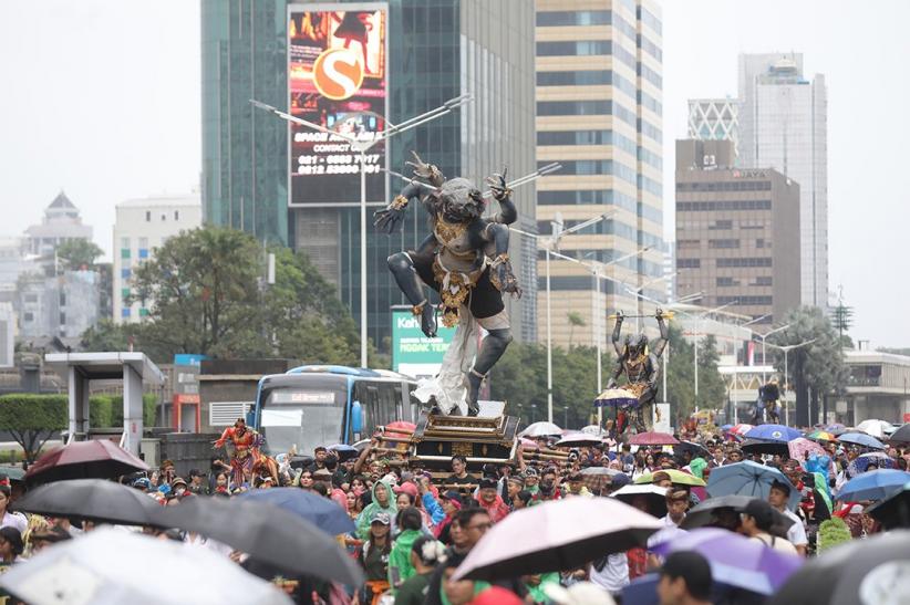 Pawai Ogoh-Ogoh Sambut Hari Raya Nyepi  - Bagian 5