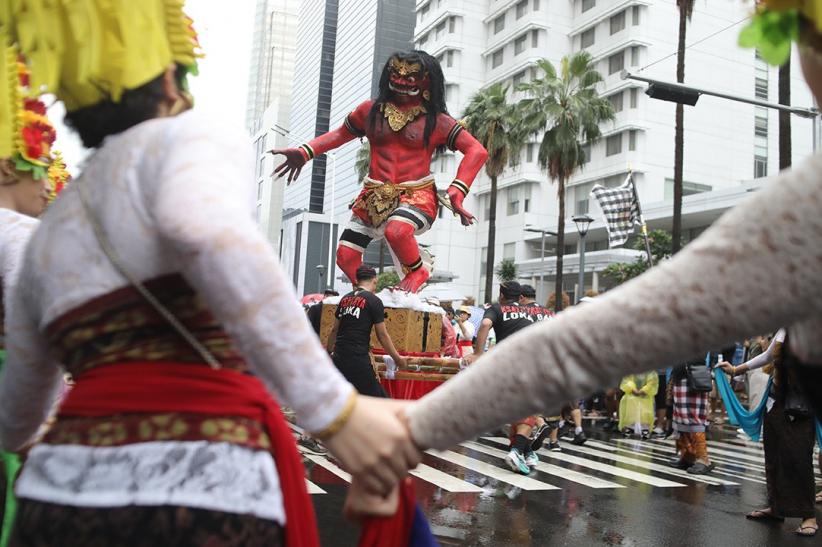 Pawai Ogoh-Ogoh Sambut Hari Raya Nyepi  - Bagian 4