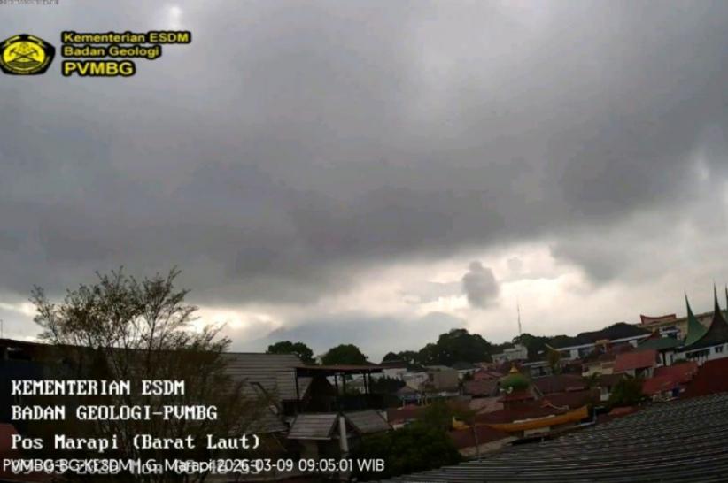 Gunung Marapi Erupsi Hari Ini, Kolom Abu Membubung Setinggi 1,6 Kilometer
