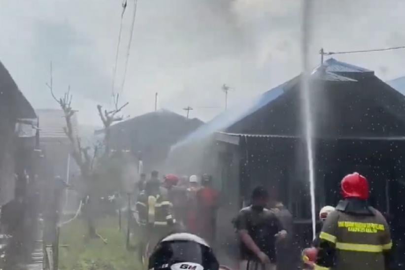 Kebakaran di Banjar Kalsel, 9 Rumah Ludes Dilalap Api, 1 Orang Luka-Luka