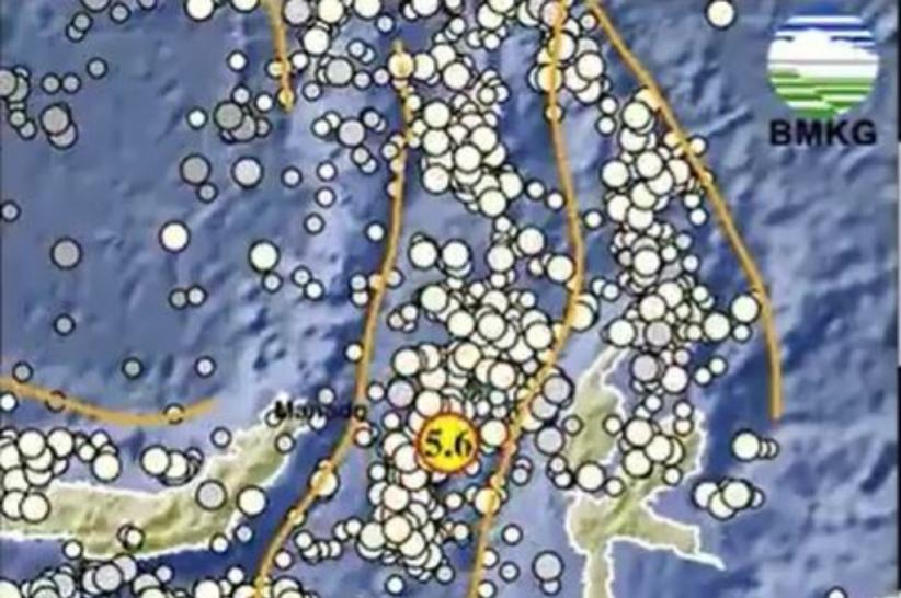 Gempa Hari Ini Magnitudo 5,6 Guncang Jailolo, Terasa Cukup Kuat di Manado