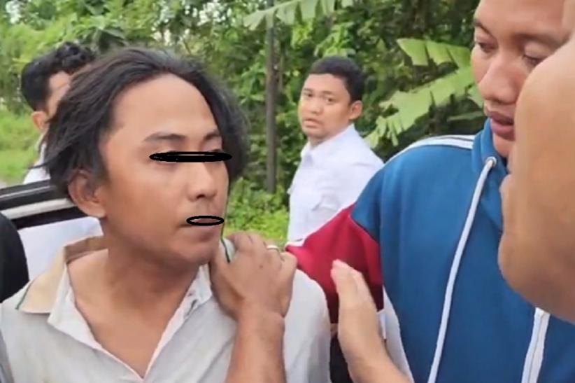 Garang saat Ancam Warga, Koboi Jalanan di Bangkalan Tak Berkutik Ditangkap Polisi
