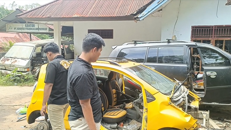 Rumah Kosong di Kendari Disasar Maling, 4 Mobil Onderdilnya Dipreteli