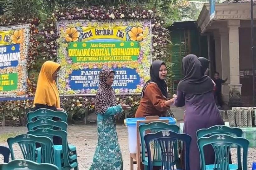 Suasana Rumah Duka Kopda Anumerta Farizal di Kulonprogo jelang Kedatangan Jenazah