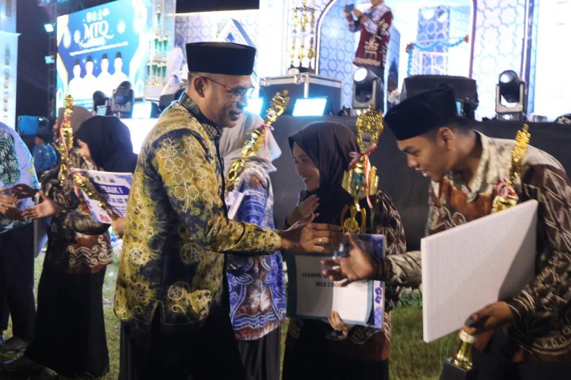 Pulau Laut Utara Raih Juara Umum MTQ ke-56 Kabupaten Kotabaru 2026