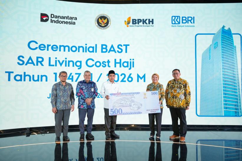 BRI Sediakan SAR 152,49 Juta untuk Living Cost Jemaah Haji Indonesia 2026