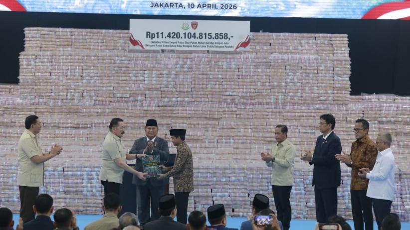 Penampakan Uang Rp11,4 T Hasil Pengungkapan Kasus Korupsi hingga Denda  - Bagian 2