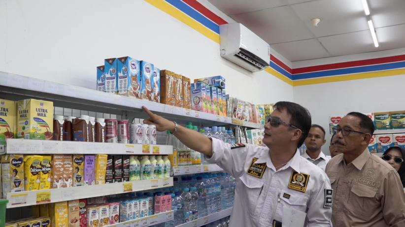 Susu UHT Putih Langka, Komisi II dan III DPRD Kotabaru Sidak Sejumlah Minimarket