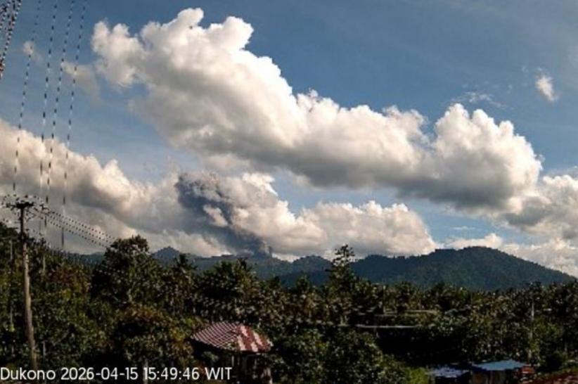 Gunung Dukono Meletus Dahsyat, Muntahkan Abu Vulkanis Setinggi 2.500 Meter