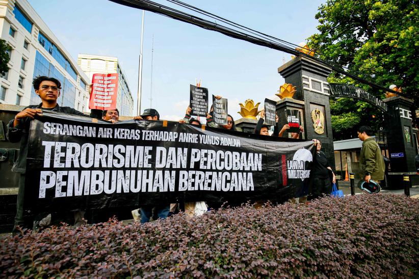 Aksi Damai untuk Andrie Yunus, Tuntut Keadilan pada Kasus Penyiraman Air Keras - Bagian 4