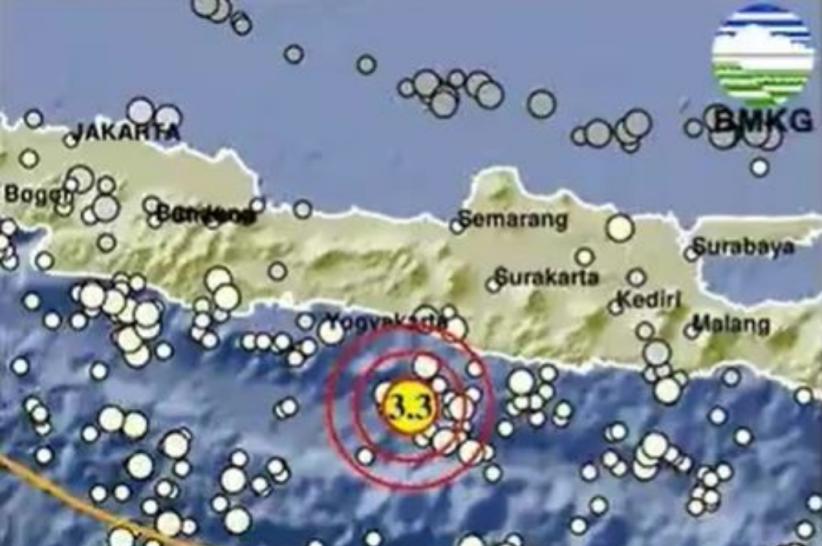 Gempa Hari Ini Magnitudo 3,3 Guncang Bantul DIY