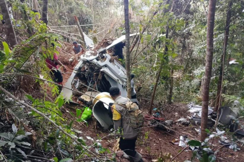 Olah TKP Helikopter Jatuh di Sekadau, Ini Temuan Awal Investigasi Kecelakaan