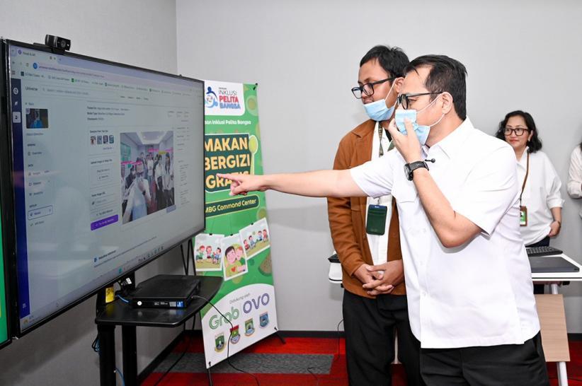 Wamen Nezar Patria Cek Command Center MBG dengan Teknologi AI - Bagian 2