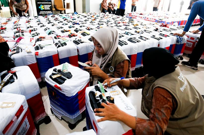 Siap ke Tanah Suci, Calon Jemaah Haji Kloter Pertama Masuk Asrama Pondok Gede - Bagian 5