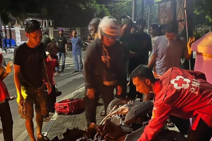 Kecelakaan Motor Tabrakan dengan Truk di Alun-Alun Purwodadi, 2 Pelajar Tewas