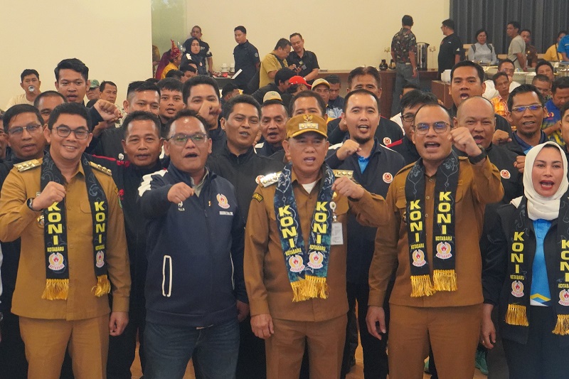 Bupati Kotabaru Hadiri Pelantikan Pengurus KONI Masa Bakti 2026–2030