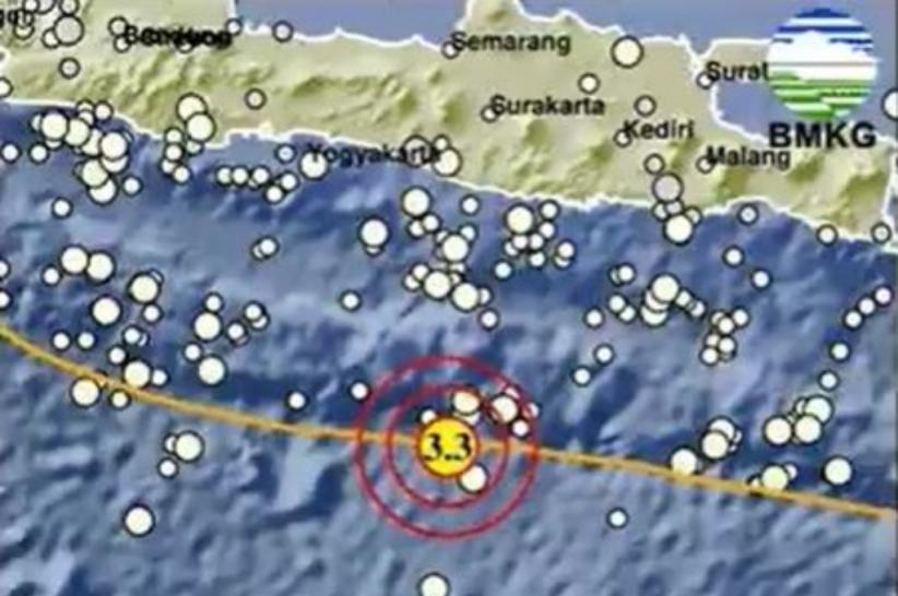 Gempa Hari Ini M3,3 Guncang Pacitan Jatim