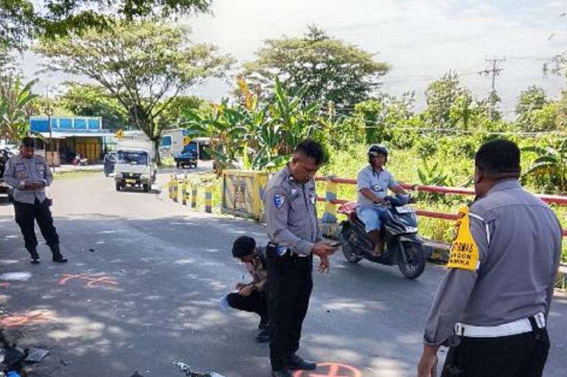 Kecelakaan Maut 2 Motor Tabrakan di Mapurujaya Mimika, 2 Orang Tewas