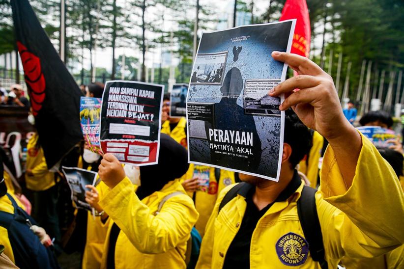 Mahasiswa Demo Hardiknas, Soroti Akses dan Biaya Pendidikan - Bagian 4