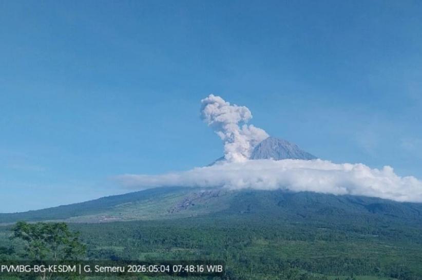 Gunung Semeru Meletus Pagi Ini, Luncurkan Awan Panas Guguran Sejauh 2 Km