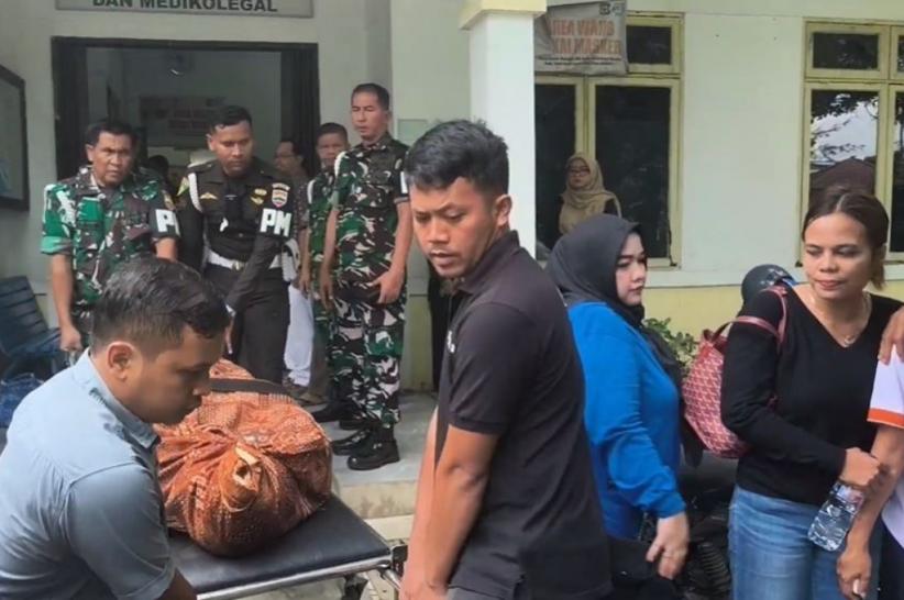 Tragis! Prajurit TNI di Pematangsiantar Tewas Terlindas Bus Travel