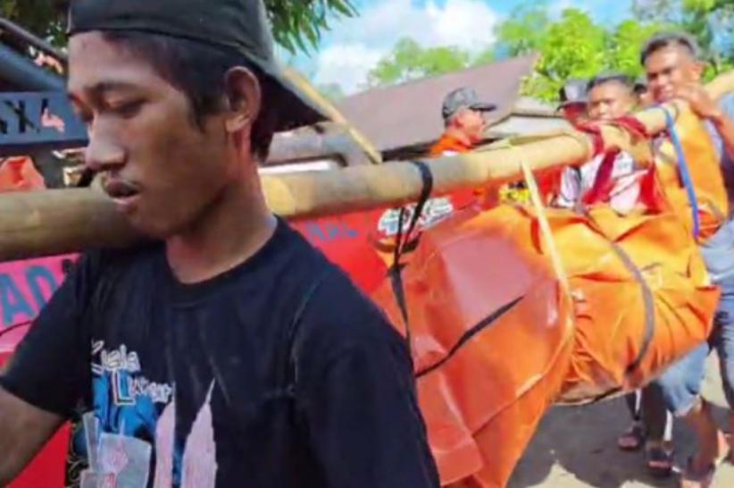 Pilu! Pasutri di Gowa Ditemukan Tewas Terseret Arus Sungai Buakkang