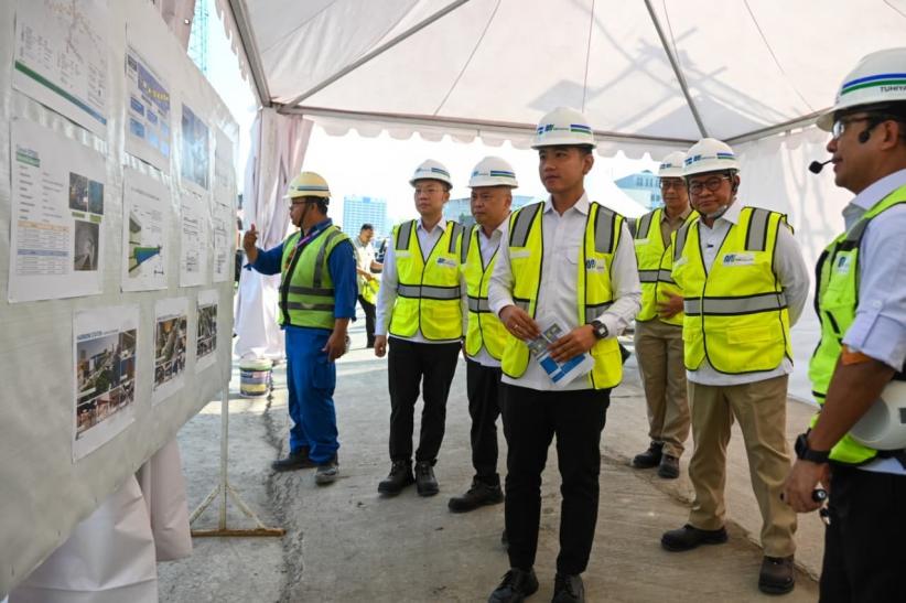 Wapres Gibran Cek Progres Pembangunan MRT Fase 2A    - Bagian 4