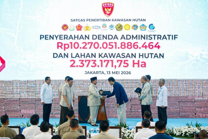 Kejagung Setor Rp10,2 Triliun Hasil Penertiban Kawasan Hutan ke Negara - Bagian 3