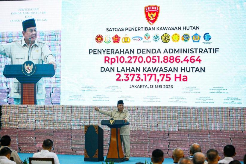 Kejagung Setor Rp10,2 Triliun Hasil Penertiban Kawasan Hutan ke Negara - Bagian 2