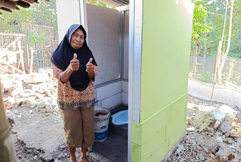     Haru Warga Sragen, Kini Punya Jamban Sendiri Berkat Program TMMD Ke-128 - Bagian 4