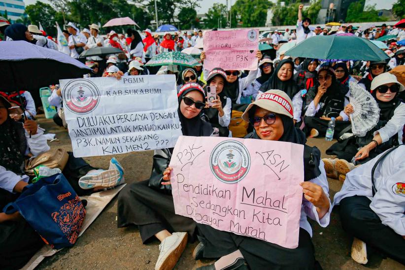 Ribuan Guru Madrasah Tuntut Diangkat Jadi ASN - Bagian 2