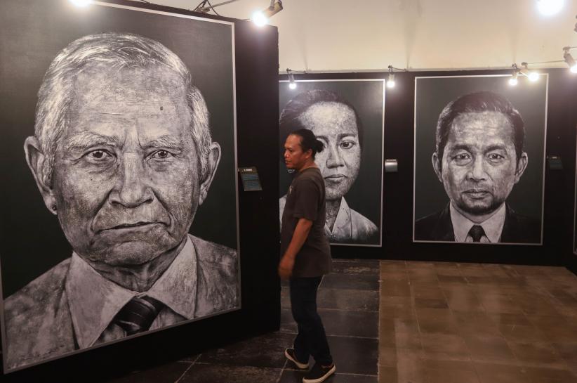 Pameran Lukisan Wajah 80 Tokoh Peringati Hari Kebangkitan Nasional - Bagian 2