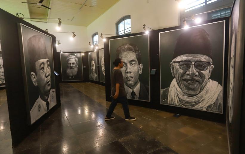 Pameran Lukisan Wajah 80 Tokoh Peringati Hari Kebangkitan Nasional - Bagian 3