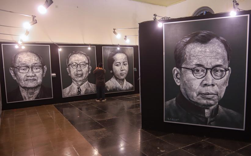 Pameran Lukisan Wajah 80 Tokoh Peringati Hari Kebangkitan Nasional - Bagian 4