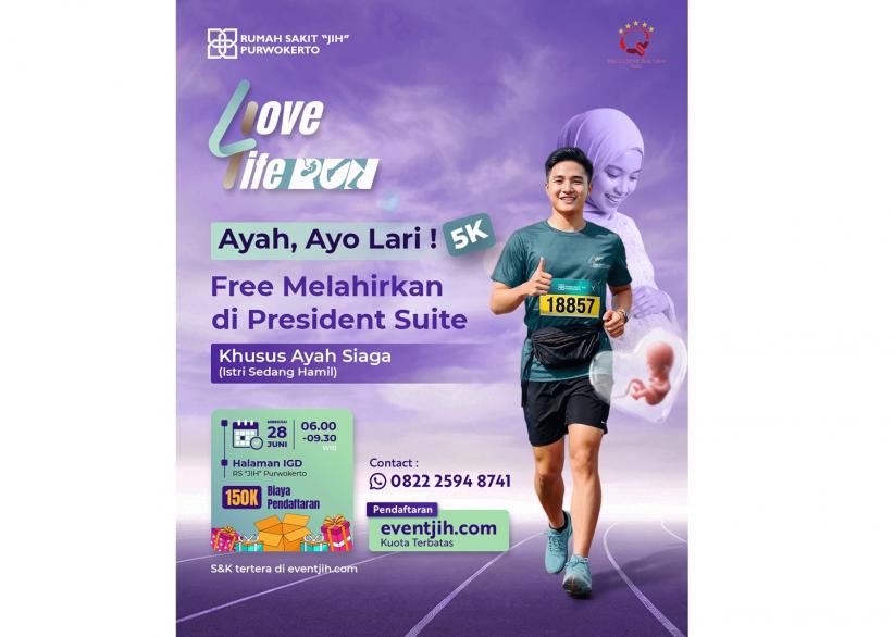 RS JIH Purwokerto akan Gelar Lari 5K, Berhadiah Persalinan Gratis di President Suite!
