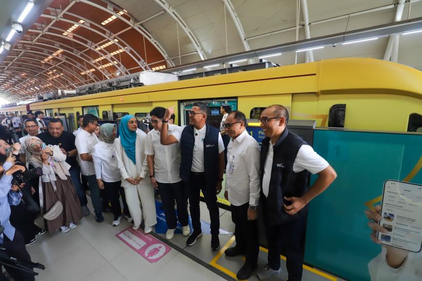 Peresmian Nama Stasiun LRT Dukuh Atas-Bank Syariah Indonesia - Bagian 2