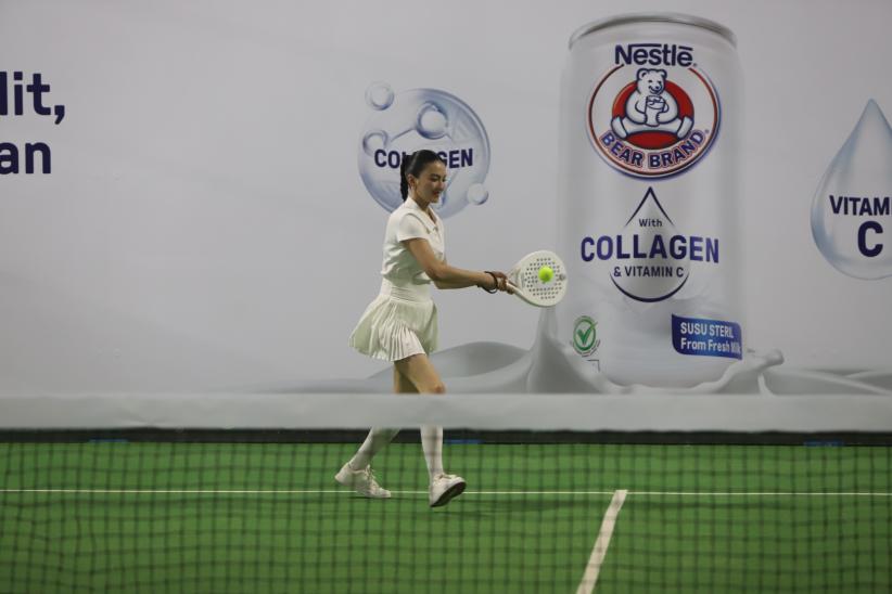 Begini Gaya Raline Shah Bermain Padel - Bagian 3