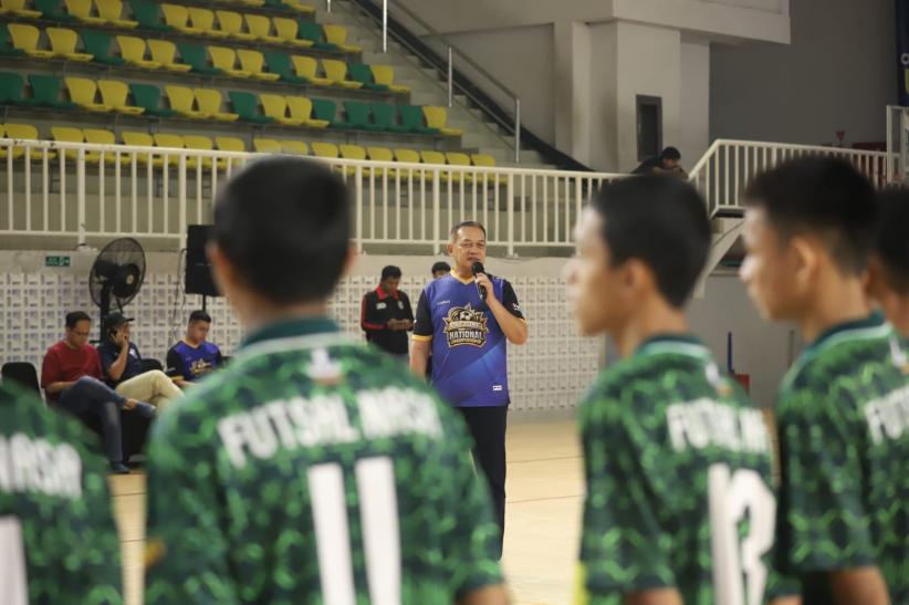 Pembukaan Turnamen Futsal Tingkat SMA Okezone National Championship - Bagian 4