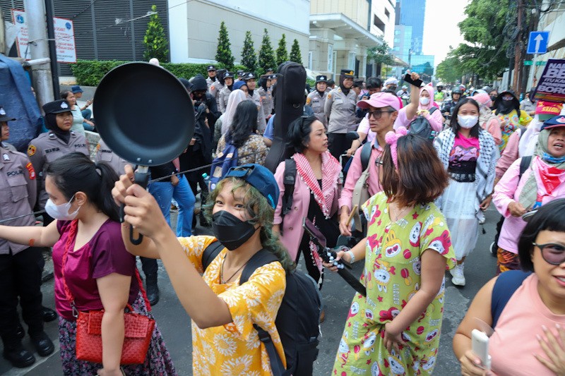 Aksi Aliansi Perempuan Indonesia Menuntut Pemerintah Stop MBG - Bagian 3