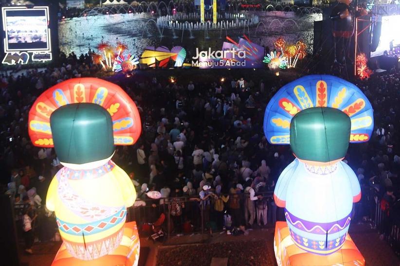 Sambut 5 Abad Jakarta, Ribuan Warga Padati Bundaran HI - Bagian 3