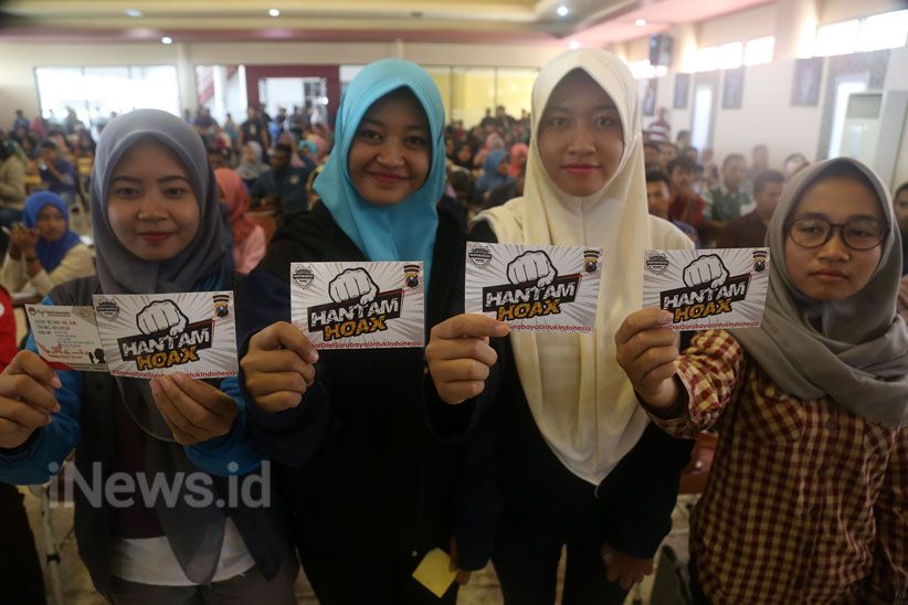 Ratusan Mahasiswa Surabaya Deklarasi Melawan Hoaks - Bagian 2