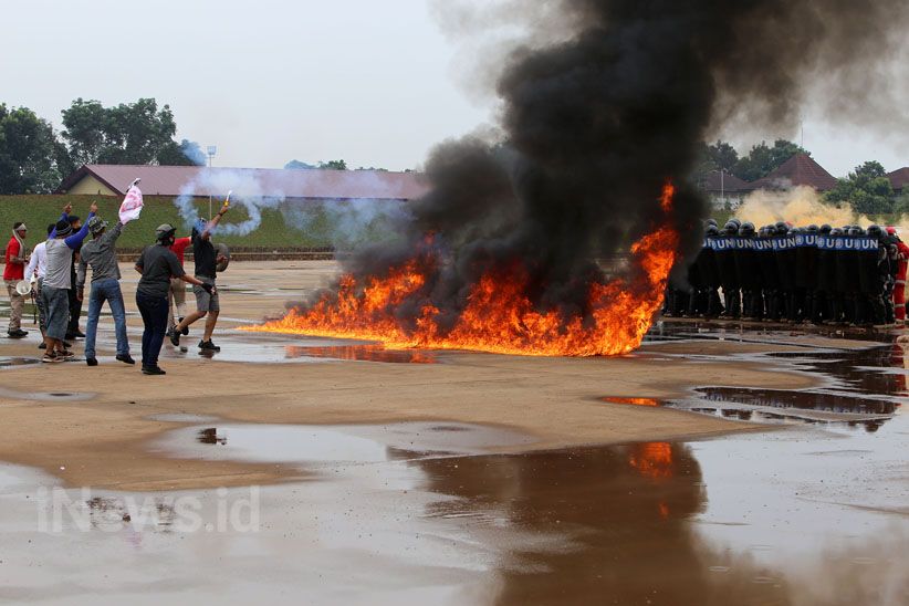 Persiapan Misi ke Sudan Selatan, Pasukan Garuda Bhayangkara 4 Unjuk Kekuatan  - Bagian 1