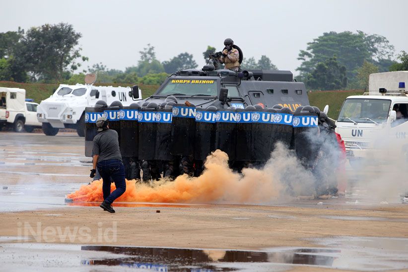 Persiapan Misi ke Sudan Selatan, Pasukan Garuda Bhayangkara 4 Unjuk Kekuatan  - Bagian 3