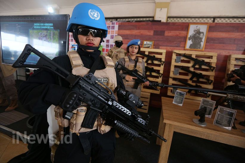 Persiapan Misi ke Sudan Selatan, Pasukan Garuda Bhayangkara 4 Unjuk Kekuatan  - Bagian 8