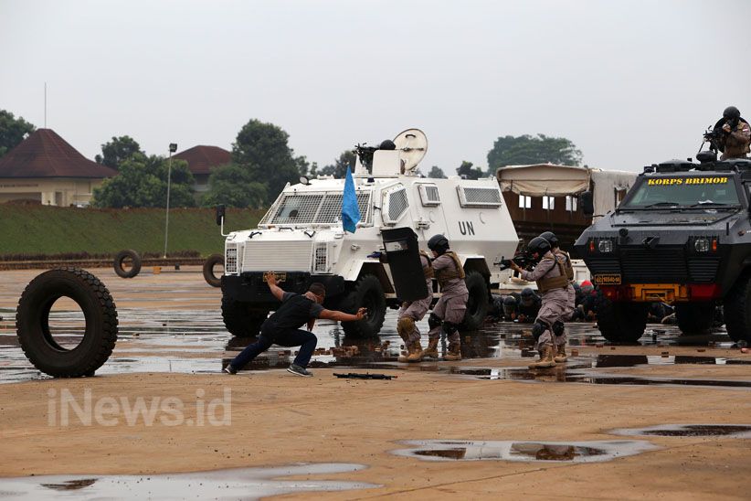 Persiapan Misi ke Sudan Selatan, Pasukan Garuda Bhayangkara 4 Unjuk Kekuatan  - Bagian 5