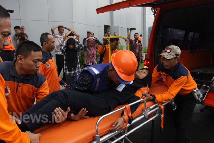 BNPB Gelar Simulasi Penanggulangan Bencana - Bagian 6