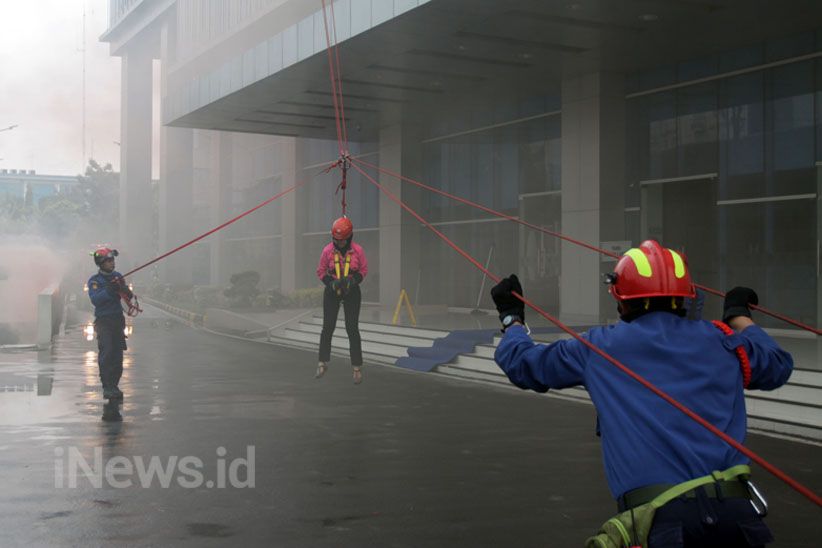 BNPB Gelar Simulasi Penanggulangan Bencana - Bagian 1