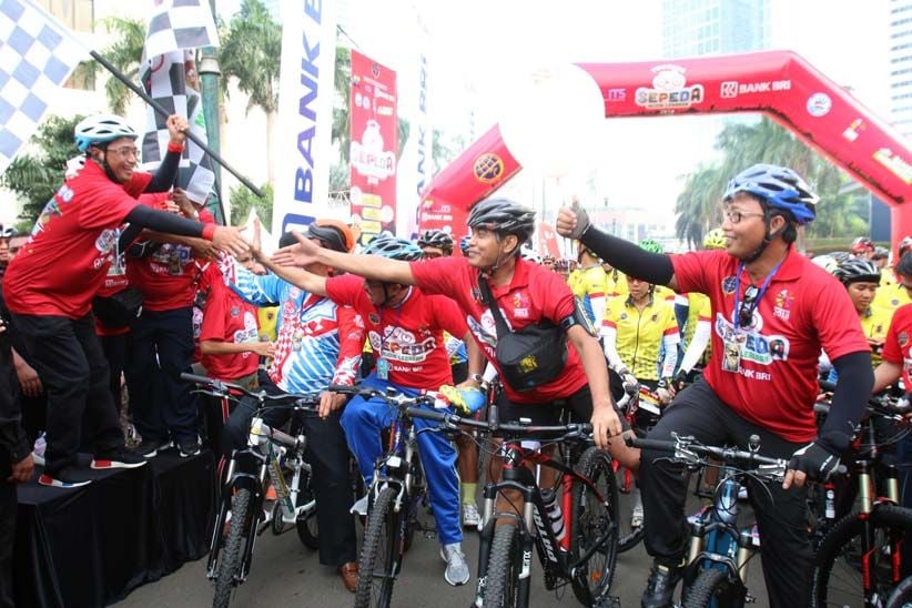 BRI dan Kemenhub Kampanye Zero Accident Ride selama Mudik Lebaran 2018 - Bagian 3